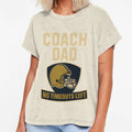Coach Dad Football No Timeouts Left T-Shirt - Unique Graphic for Adults - T-Shirt, Sweatshirt, Hoodie