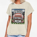 Proud Football Mom Stadium Lights And T-Shirt - Streetwear Style Men Women - T-Shirt, Sweatshirt, Hoodie