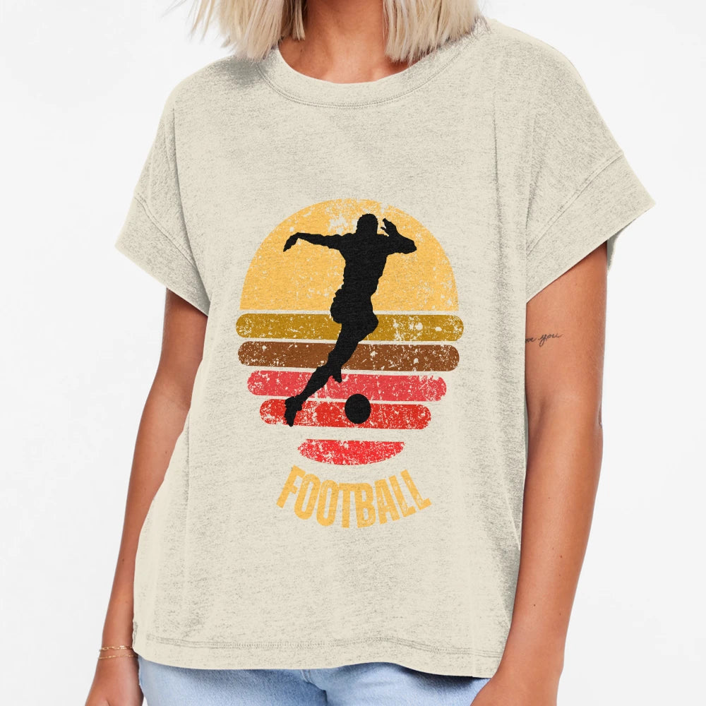Football T-Shirt - Aesthetic Graphic for Adults - T-Shirt, Sweatshirt, Hoodie