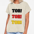 Deutschland Fan Tor! by Hamlet Sons - Adult & Kids T-Shirts, Sweatshirts & Hoodies apparel design preview 1