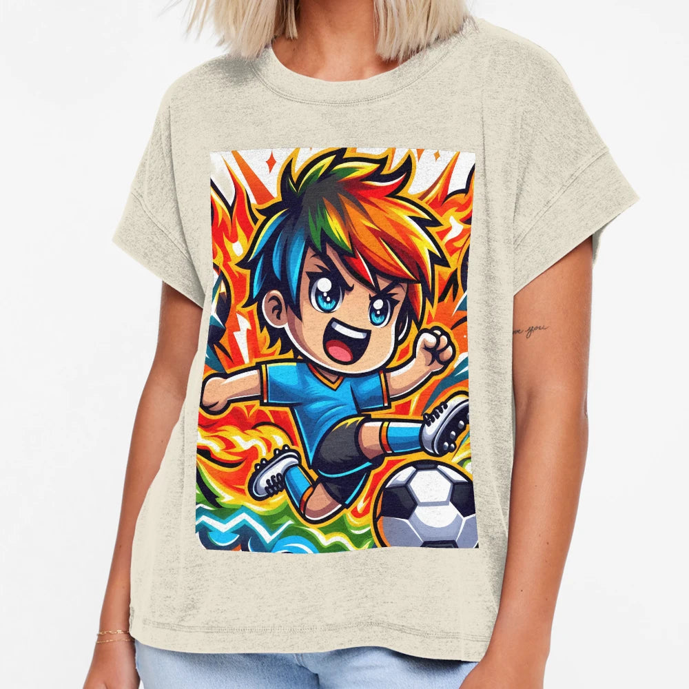 Soccer Mania T-Shirt - Aesthetic Graphic Men Women - T-Shirt, Sweatshirt, Hoodie