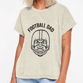 Bulldog American Football Dad Helmet T-Shirt - Minimalist Print for Adults - T-Shirt, Sweatshirt, Hoodie