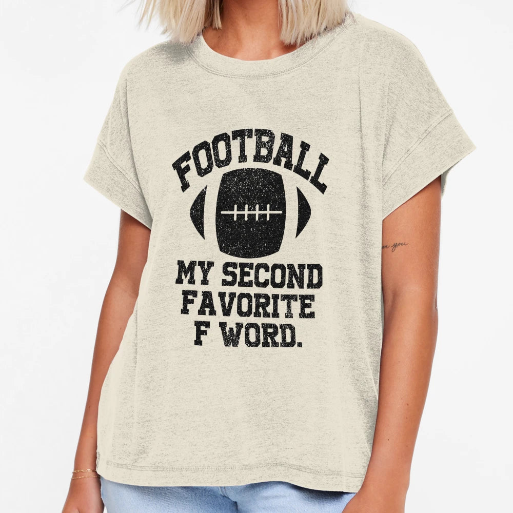 Football Is My Favorite F Word T-Shirt - Aesthetic Graphic Men Women - T-Shirt, Sweatshirt, Hoodie