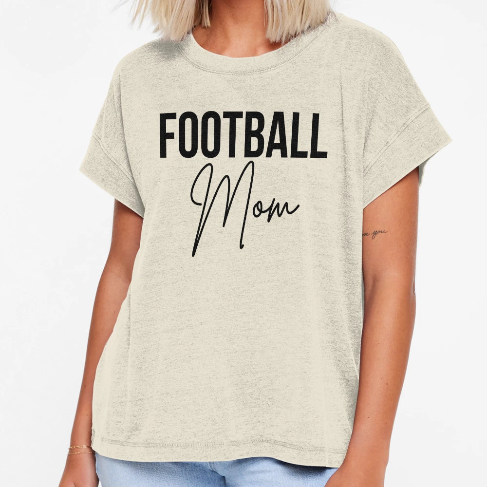 Football Mom Mother Football Player T-Shirt - Aesthetic Graphic Men Women - T-Shirt, Sweatshirt, Hoodie