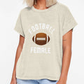 Football Female 3 T-Shirt - Minimalist Print Unisex - T-Shirt, Sweatshirt, Hoodie