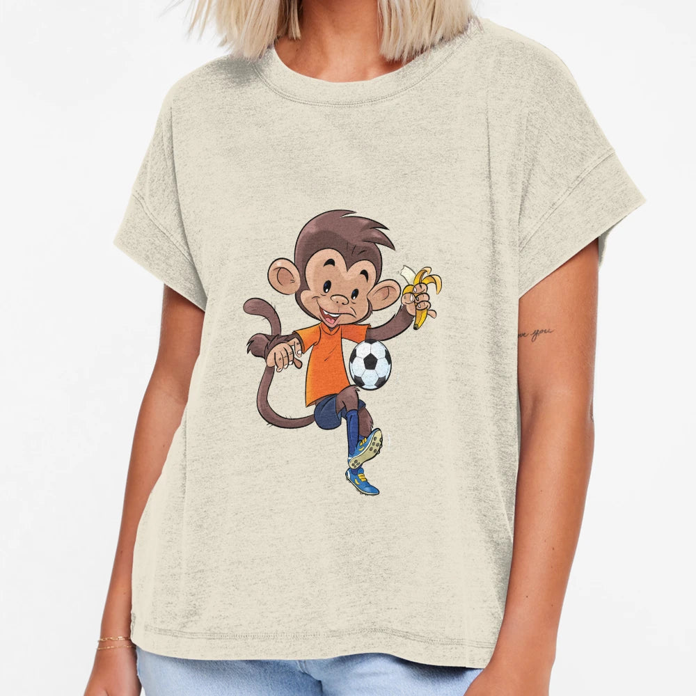 Cheeky Soccer Monkey T-Shirt - Trendy Graphic for Adults - T-Shirt, Sweatshirt, Hoodie