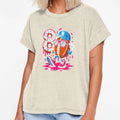 Football 8Year Old Ice Cream Drip T-Shirt - Custom Art Print for Adults - T-Shirt, Sweatshirt, Hoodie