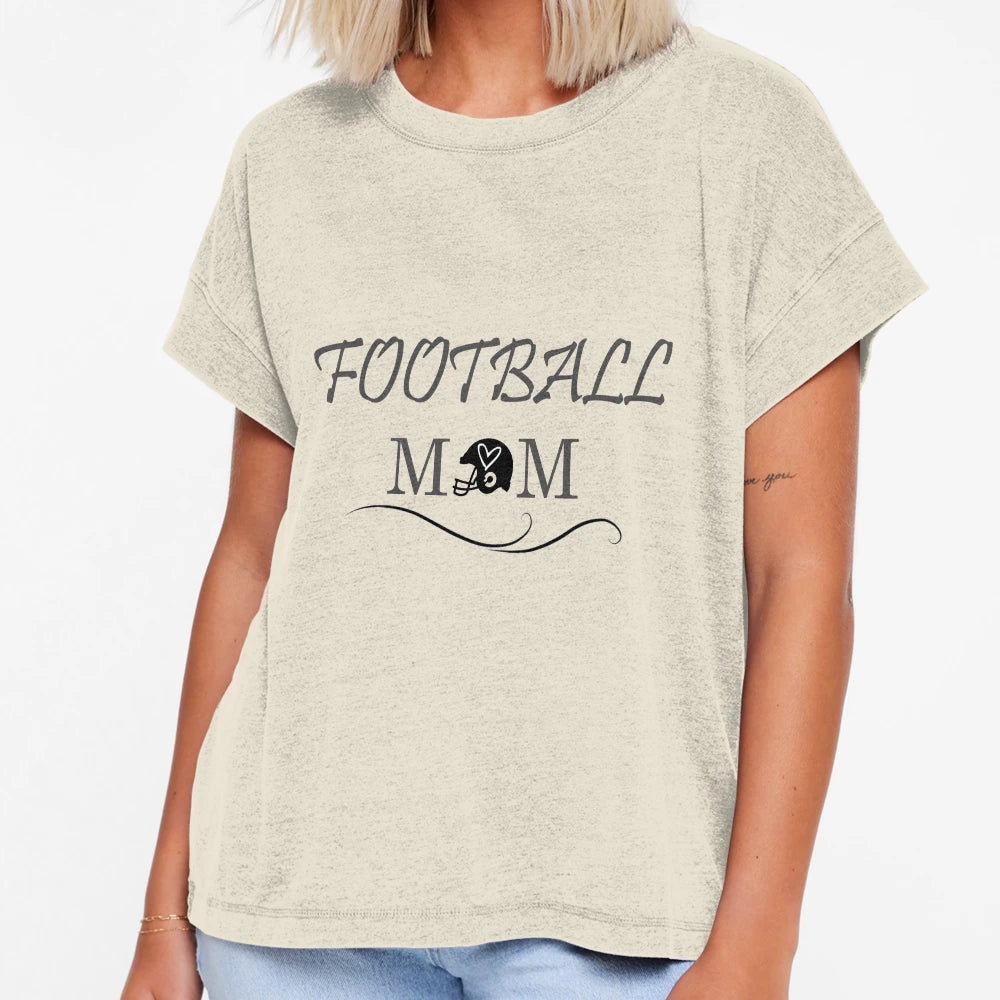 Glitter Football Football Mom Shirts T-Shirt - Unique Graphic Men Women - T-Shirt, Sweatshirt, Hoodie