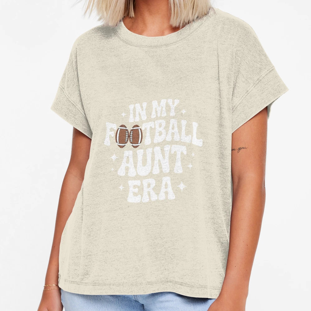 My Football Aunt Era Football T-Shirt - Fun Novelty Design for Adults - T-Shirt, Sweatshirt, Hoodie