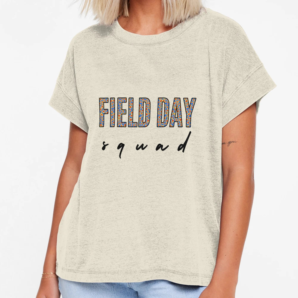 Field Day Squad Last Day School 2022 T-Shirt - Aesthetic Graphic Unisex - T-Shirt, Sweatshirt, Hoodie