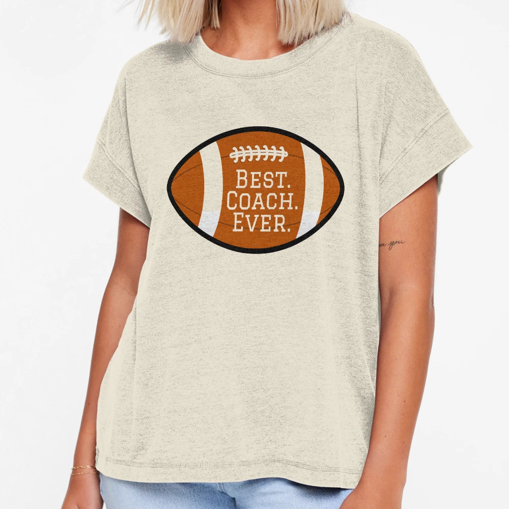 Best Football Coach T-Shirt - Novelty Apparel Men Women - T-Shirt, Sweatshirt, Hoodie