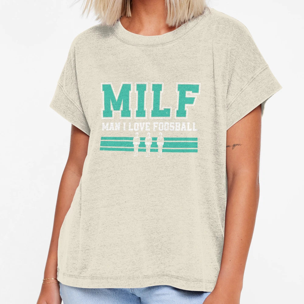 Milf Funny I Love Foosball Table T-Shirt - Custom Art Print Men Women - T-Shirt, Sweatshirt, Hoodie