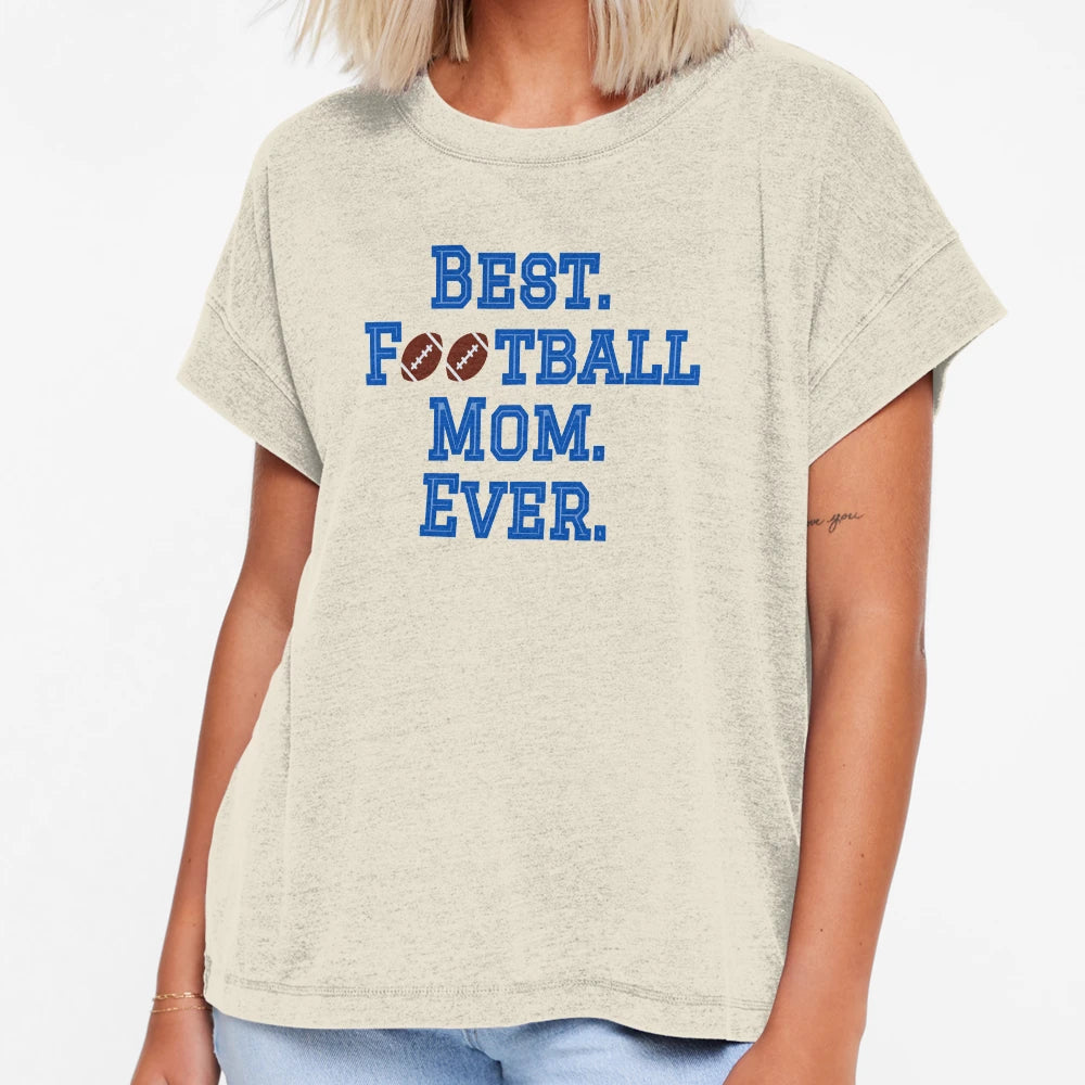 Best Football Mom T-Shirt - Graphic Print Unisex - T-Shirt, Sweatshirt, Hoodie