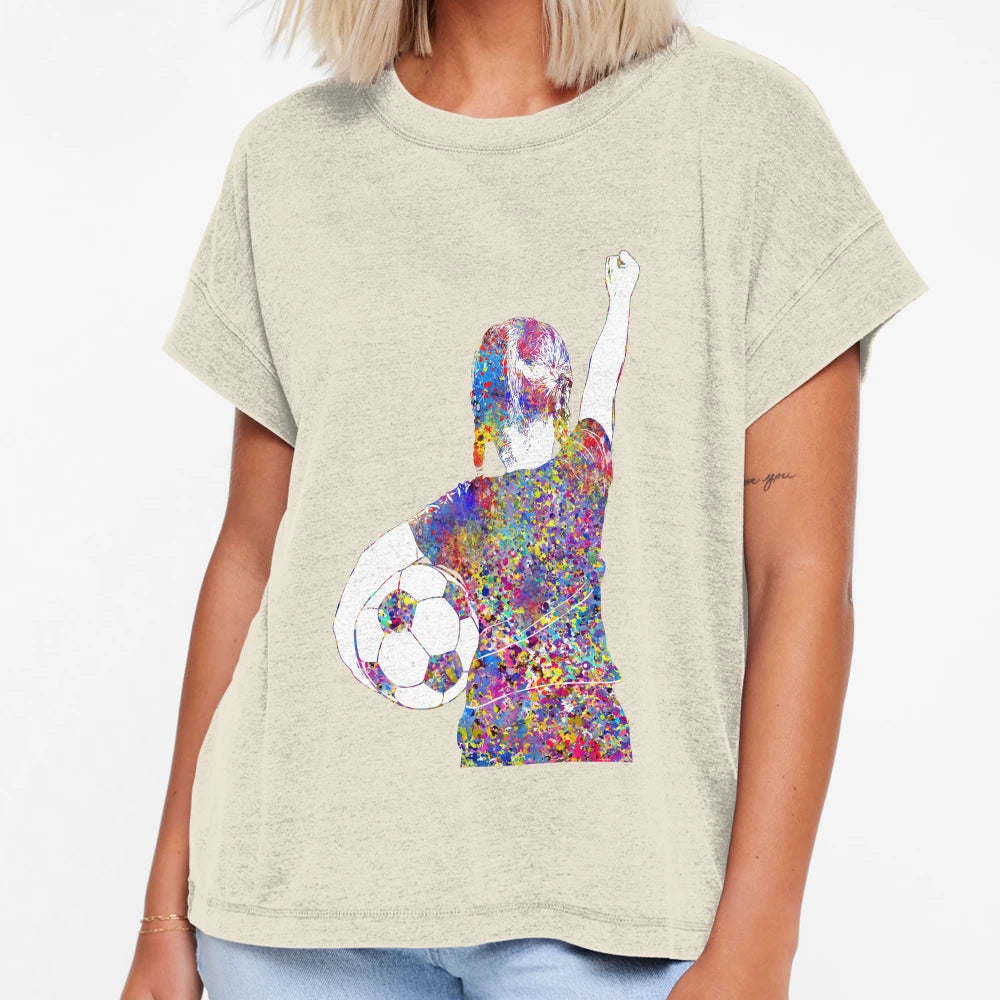 Soccer Player Little Ball T-Shirt - Custom Art Print for Adults - T-Shirt, Sweatshirt, Hoodie
