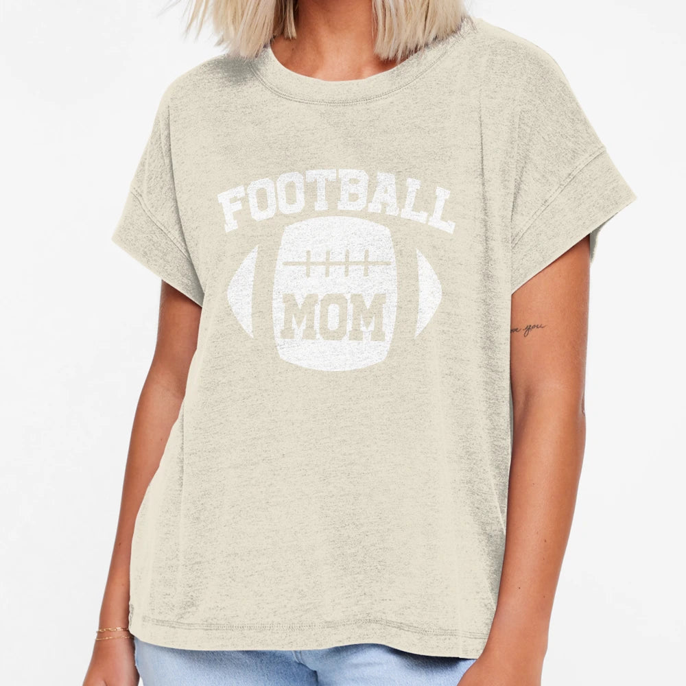 Football Mom T-Shirt - Minimalist Print Unisex - T-Shirt, Sweatshirt, Hoodie