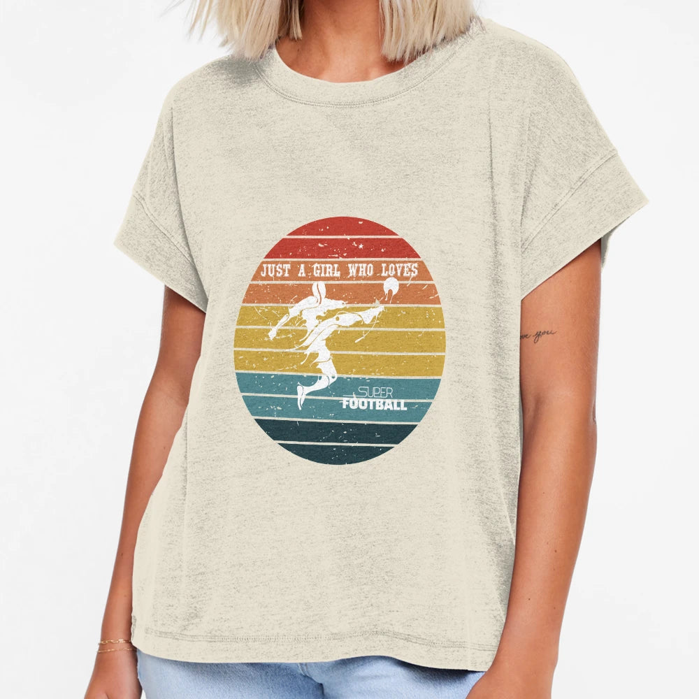 Just Who Loves Football T-Shirt - Minimalist Print for Adults - T-Shirt, Sweatshirt, Hoodie