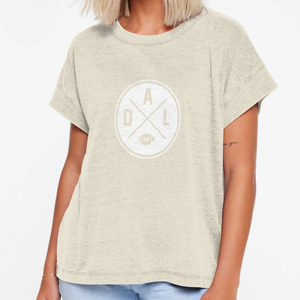 Dallas Football Dal Outline T-Shirt - Unique Graphic Unisex - T-Shirt, Sweatshirt, Hoodie
