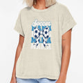 Soccer Mama Bow Game Day T-Shirt - Graphic Print for Adults - T-Shirt, Sweatshirt, Hoodie