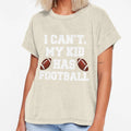 I Cant My Has Football T-Shirt - Minimalist Print Men Women - T-Shirt, Sweatshirt, Hoodie