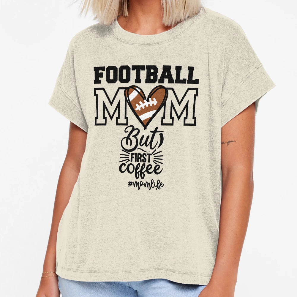 Football Mom Coffee Nurse T-Shirt - Aesthetic Graphic Unisex - T-Shirt, Sweatshirt, Hoodie