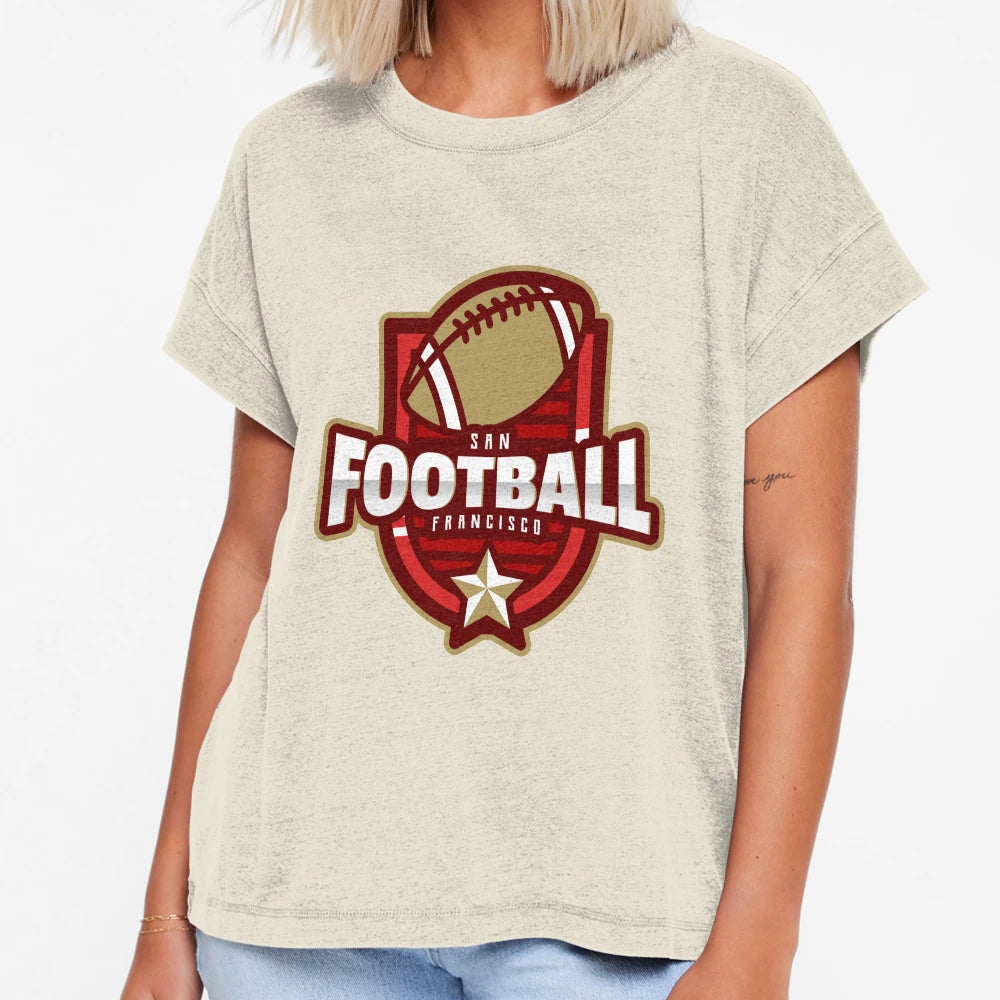 San Francisco Football T-Shirt - Trendy Graphic Men Women - T-Shirt, Sweatshirt, Hoodie