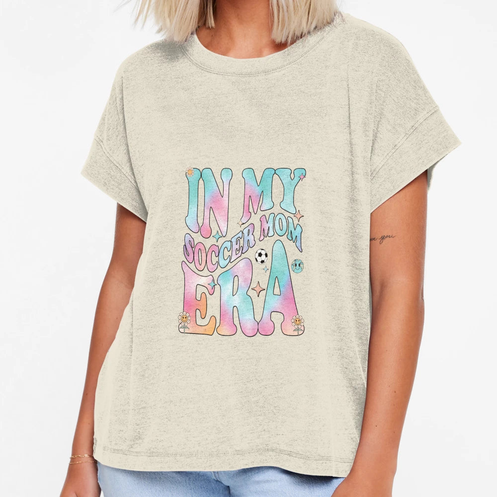 My Soccer Mom Era Groovy My Soccer T-Shirt - Streetwear Style Men Women - T-Shirt, Sweatshirt, Hoodie