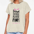 Proud Football Player Mom T-Shirt - Custom Art Print Unisex - T-Shirt, Sweatshirt, Hoodie