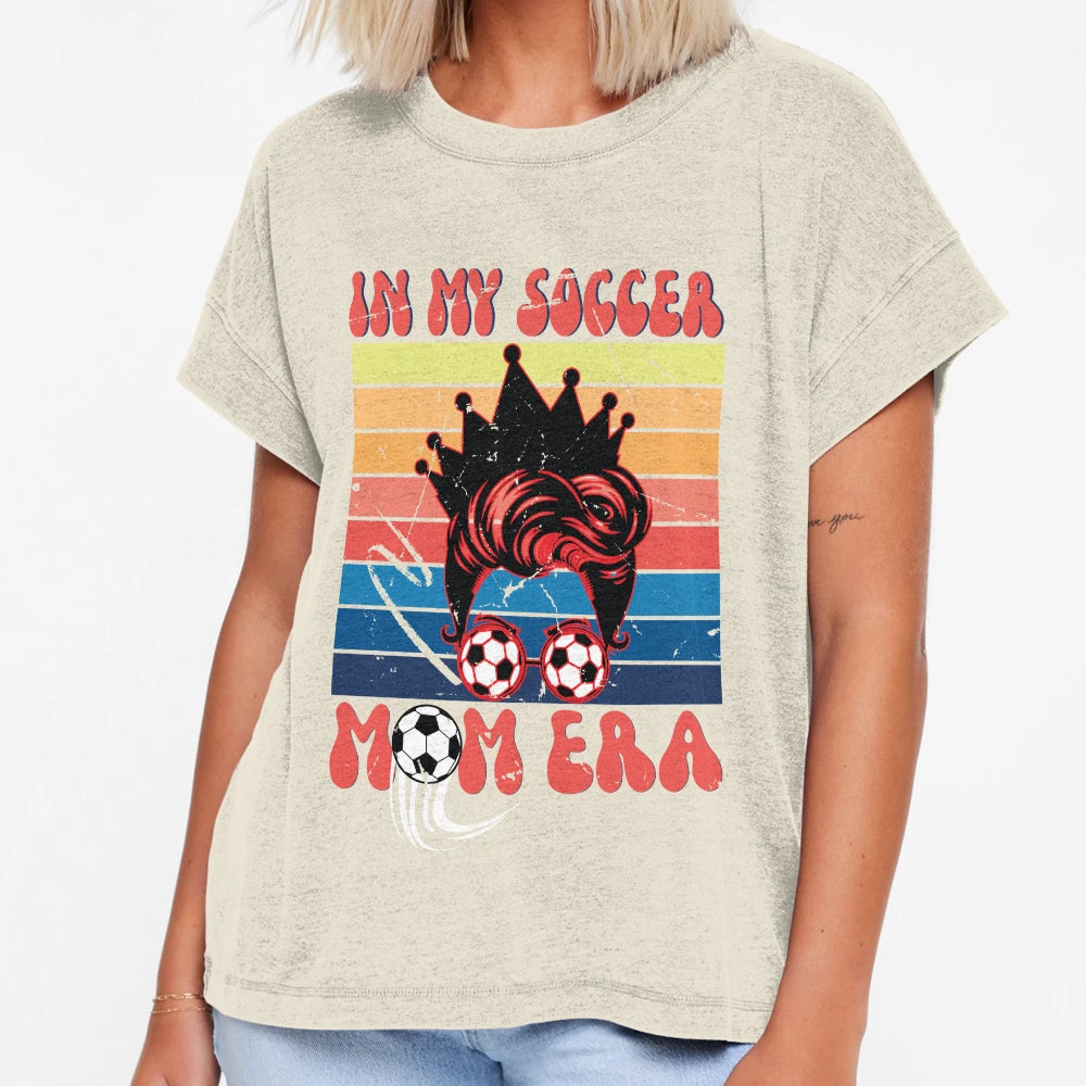 My Soccer Mom Era Soccer Mama Mothers T-Shirt - Unique Graphic for Adults - T-Shirt, Sweatshirt, Hoodie