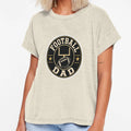 Football Dad Badge T-Shirt - Novelty Apparel for Adults - T-Shirt, Sweatshirt, Hoodie