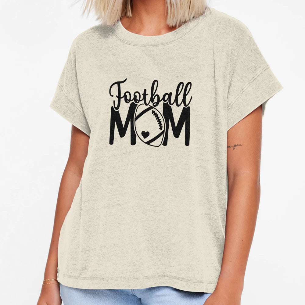 Football Mom T-Shirt - Custom Art Print for Adults - T-Shirt, Sweatshirt, Hoodie