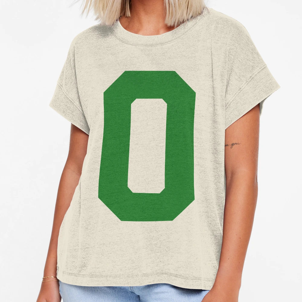 Number 0 Green Zero Sports Number 0 T-Shirt - Trendy Graphic Unisex - T-Shirt, Sweatshirt, Hoodie