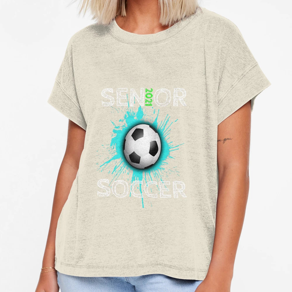 Soccer Player Senior Class 2021 T-Shirt - Streetwear Style Unisex - T-Shirt, Sweatshirt, Hoodie