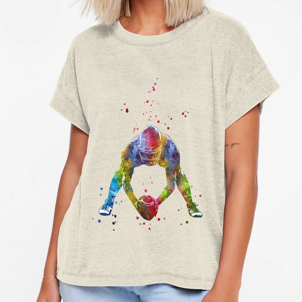 American Football Player T-Shirt - Unique Graphic Men Women - T-Shirt, Sweatshirt, Hoodie