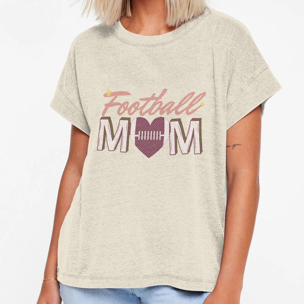 Football Mom T-Shirt - Custom Art Print for Adults - T-Shirt, Sweatshirt, Hoodie