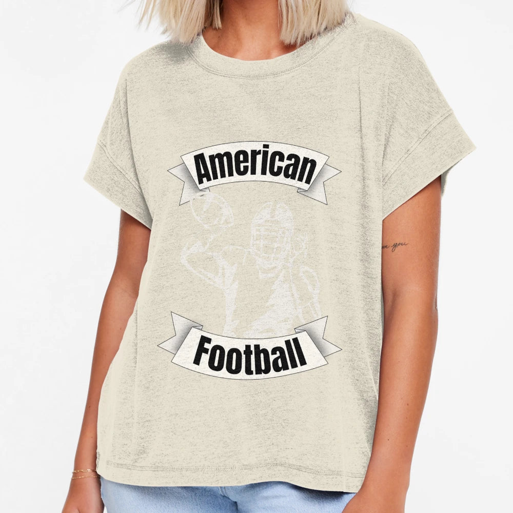 American Football Quarterback T-Shirt - Aesthetic Graphic Unisex - T-Shirt, Sweatshirt, Hoodie