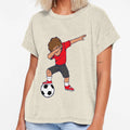 Soccer Player Dab Dabbing Soccer Gift T-Shirt - Streetwear Style Unisex - T-Shirt, Sweatshirt, Hoodie