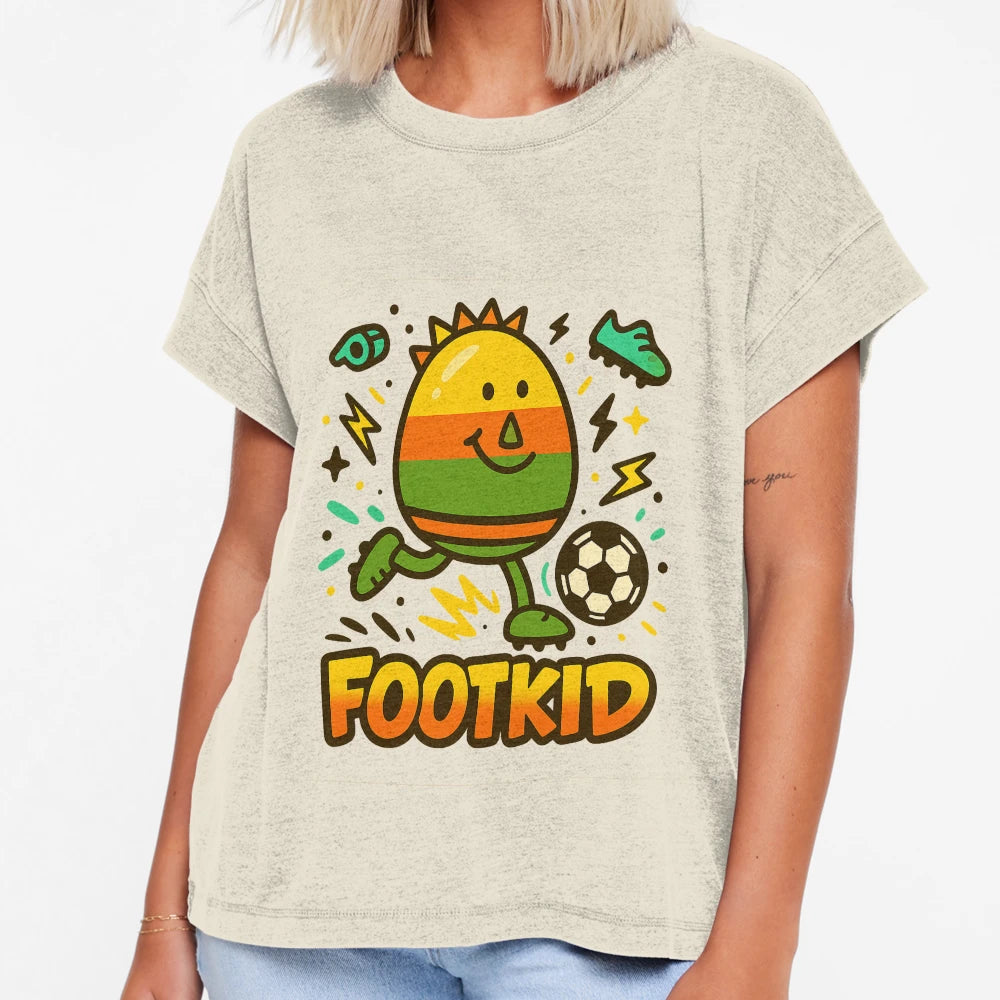 Footkid Little Football Hero T-Shirt - Fun Novelty Design Men Women - T-Shirt, Sweatshirt, Hoodie