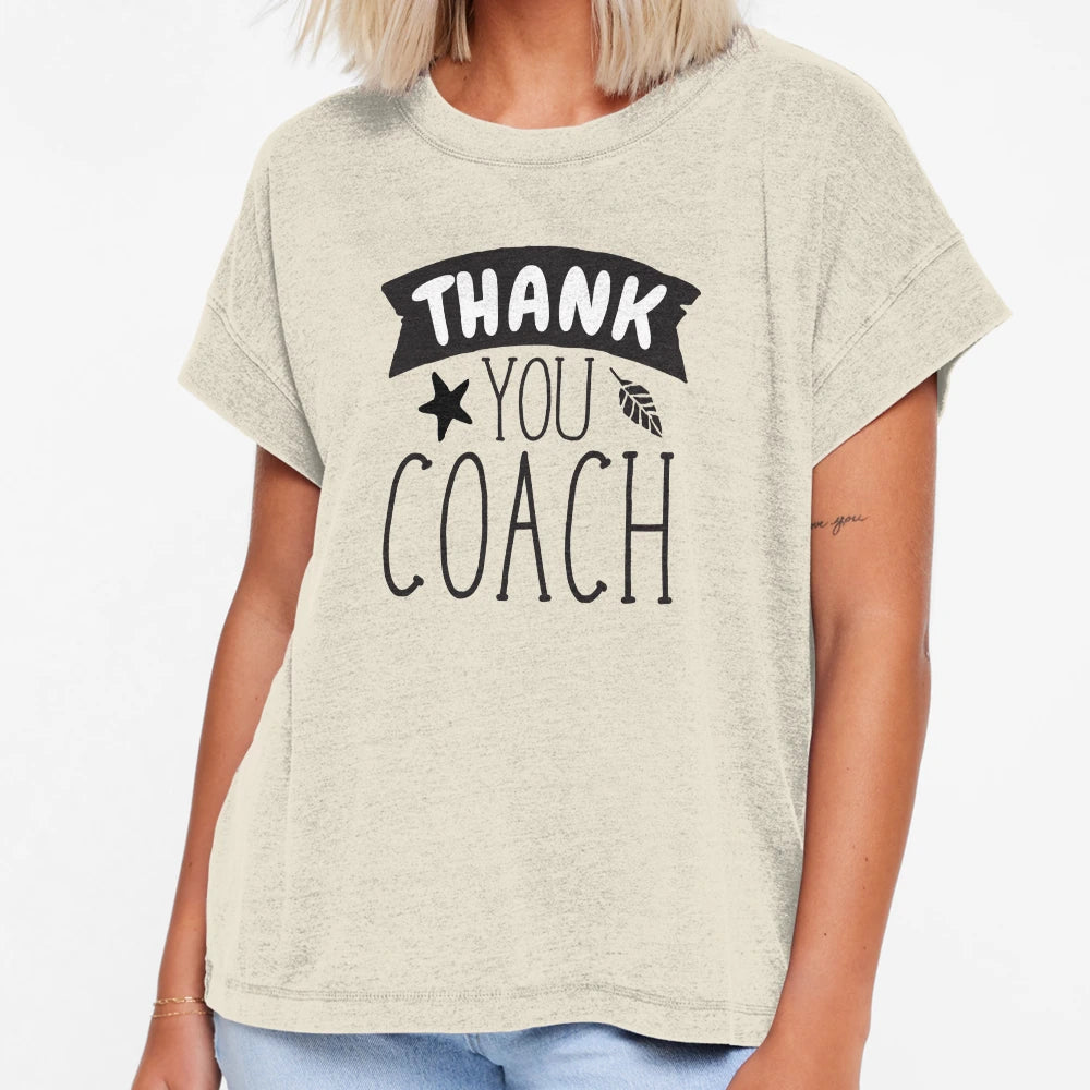 Thank You Coach Soccer Football T-Shirt - Graphic Print Unisex - T-Shirt, Sweatshirt, Hoodie