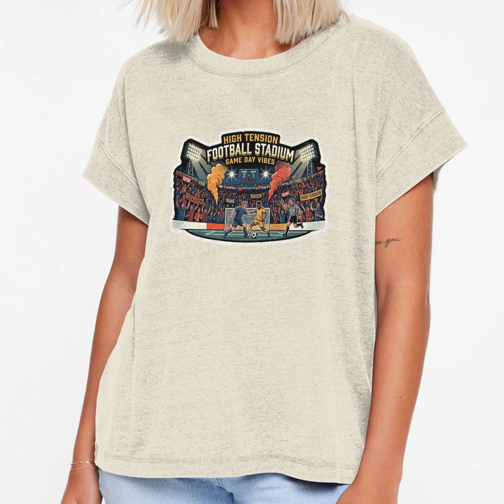 High Tension Football Stadium T-Shirt - Unique Graphic Unisex - T-Shirt, Sweatshirt, Hoodie