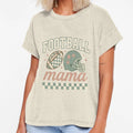 Football Mama Checkered Sports Mom T-Shirt - Streetwear Style Unisex - T-Shirt, Sweatshirt, Hoodie