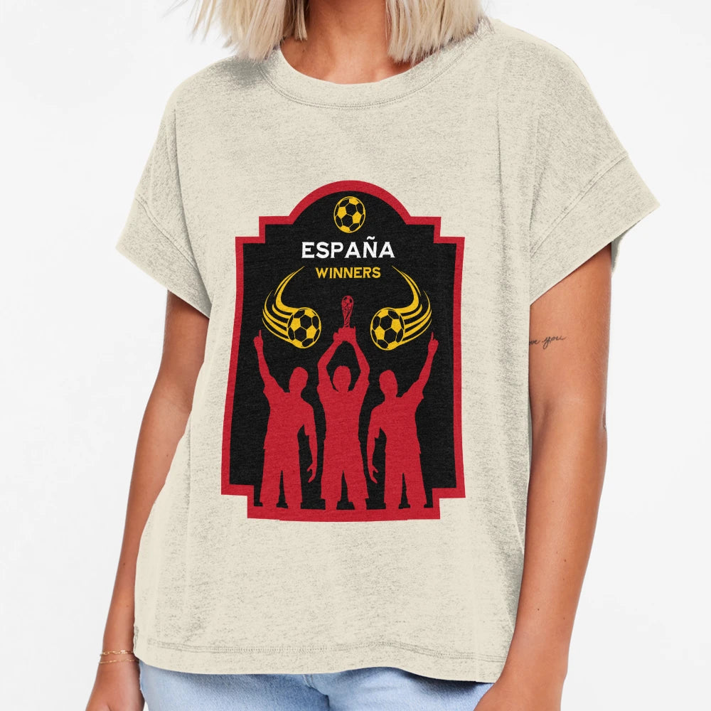 Espana Football Winners T-Shirt - Casual Everyday Wear for Adults - T-Shirt, Sweatshirt, Hoodie