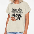 Living That Football Mom Life And Home D T-Shirt - Graphic Print Men Women - T-Shirt, Sweatshirt, Hoodie