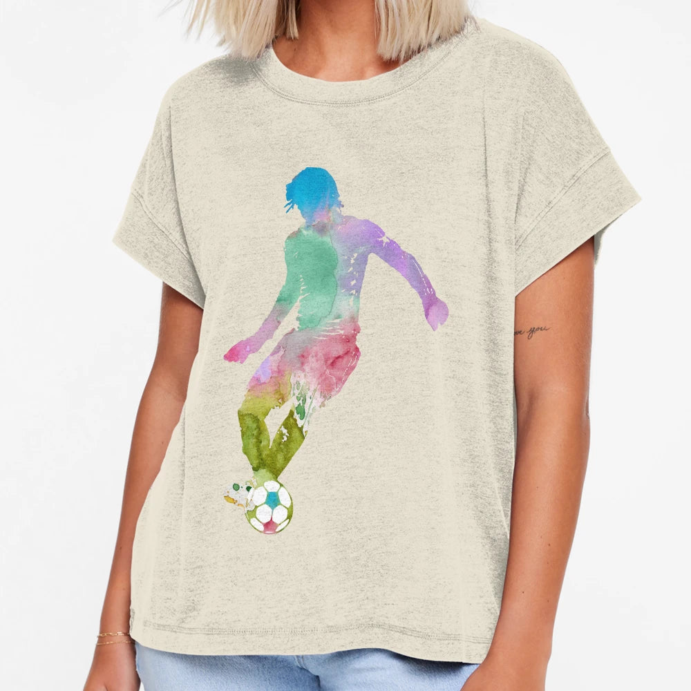 Football Player T-Shirt - Minimalist Print for Adults - T-Shirt, Sweatshirt, Hoodie