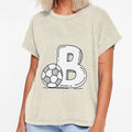 Illustration Soccer Ball Beside T-Shirt - Casual Everyday Wear for Adults - T-Shirt, Sweatshirt, Hoodie