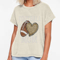 Football Mom Fun American Football T-Shirt - Aesthetic Graphic Men Women - T-Shirt, Sweatshirt, Hoodie