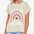 Just Who Loves Football T-Shirt - Streetwear Style Men Women - T-Shirt, Sweatshirt, Hoodie