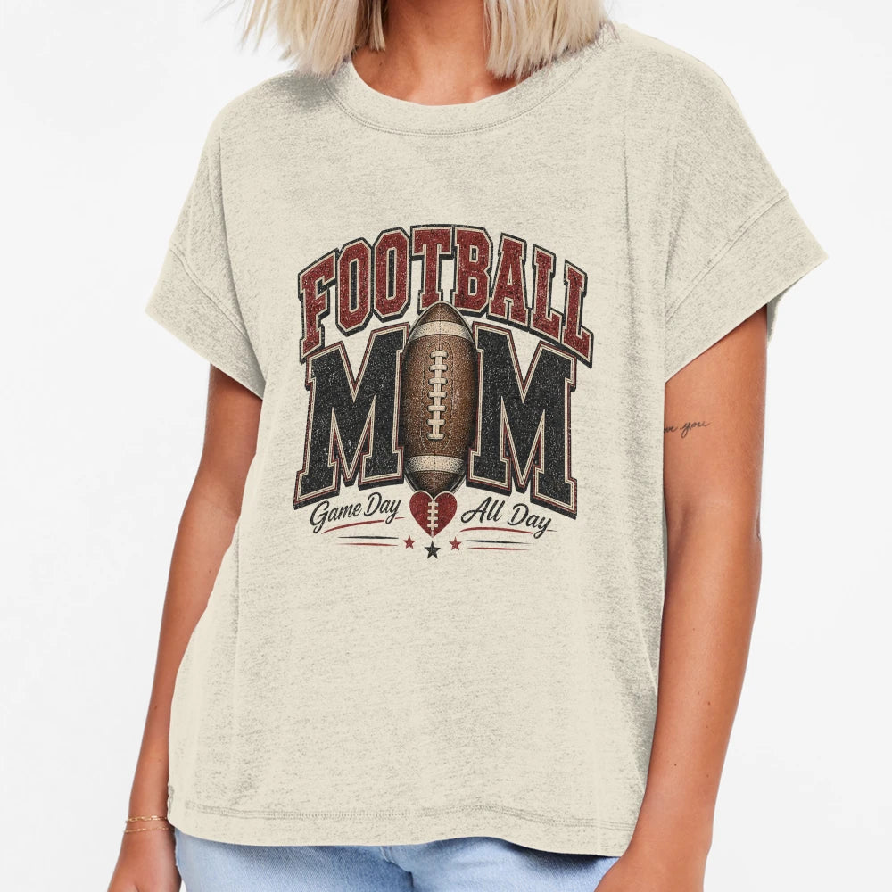 Football Mom Game Day T-Shirt - Custom Art Print for Adults - T-Shirt, Sweatshirt, Hoodie