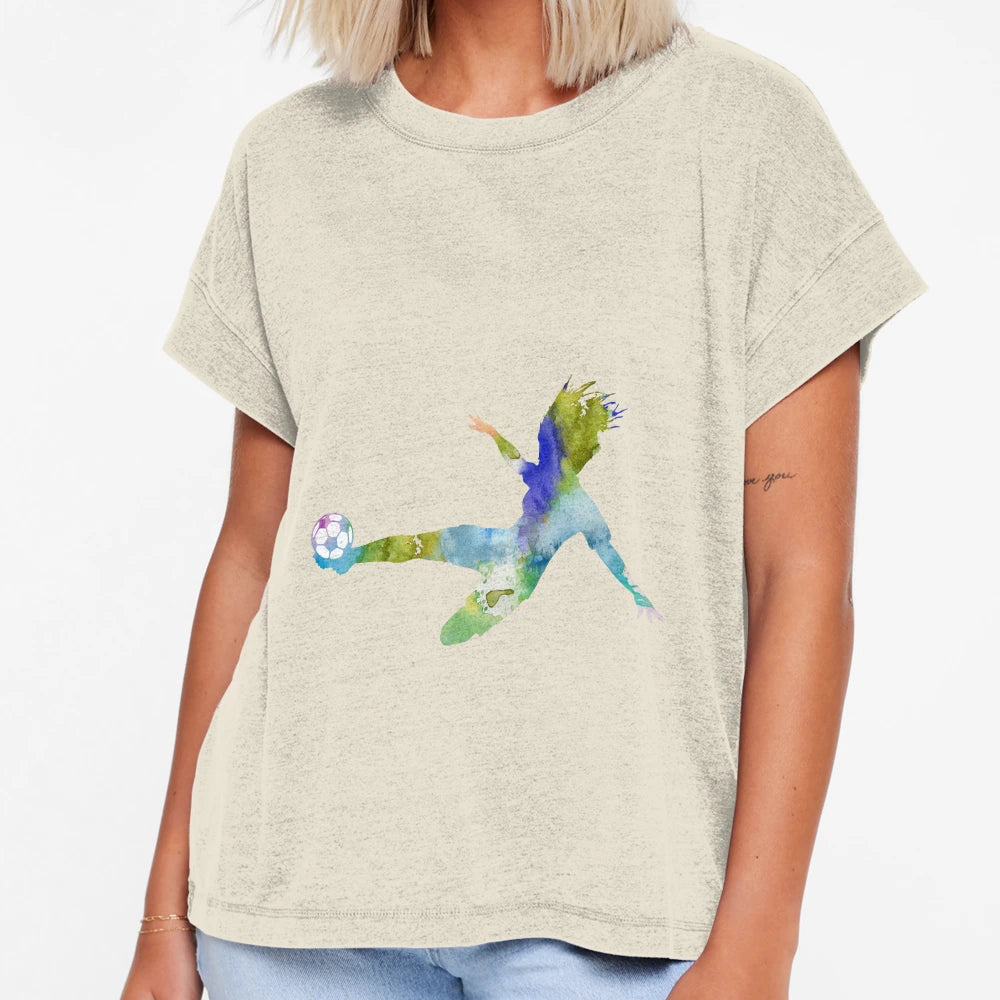 Female Soccer Player T-Shirt - Graphic Print Men Women - T-Shirt, Sweatshirt, Hoodie