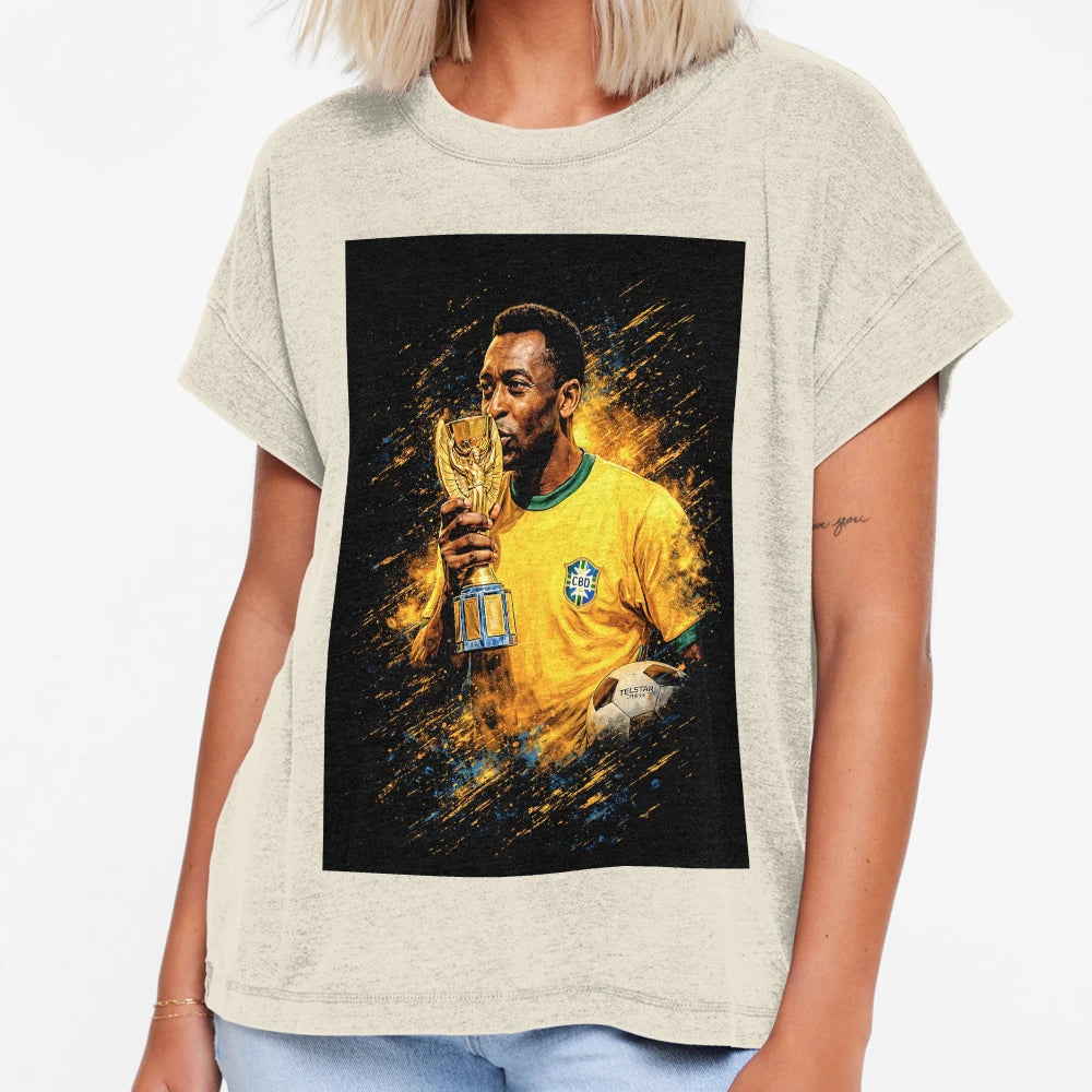 Pel Football Legend Pride T-Shirt - Custom Art Print Unisex - T-Shirt, Sweatshirt, Hoodie