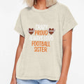 Crazy Proud Always Loud Football T-Shirt - Novelty Apparel for Adults - T-Shirt, Sweatshirt, Hoodie
